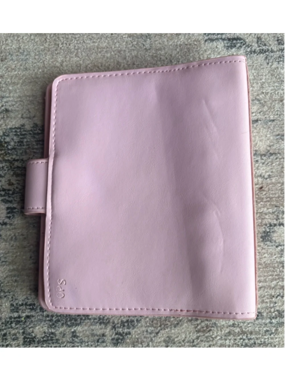 Print Pression A6 Rings Planner Baby Pink Silver Bow Oops Edition 6-Ring Binder